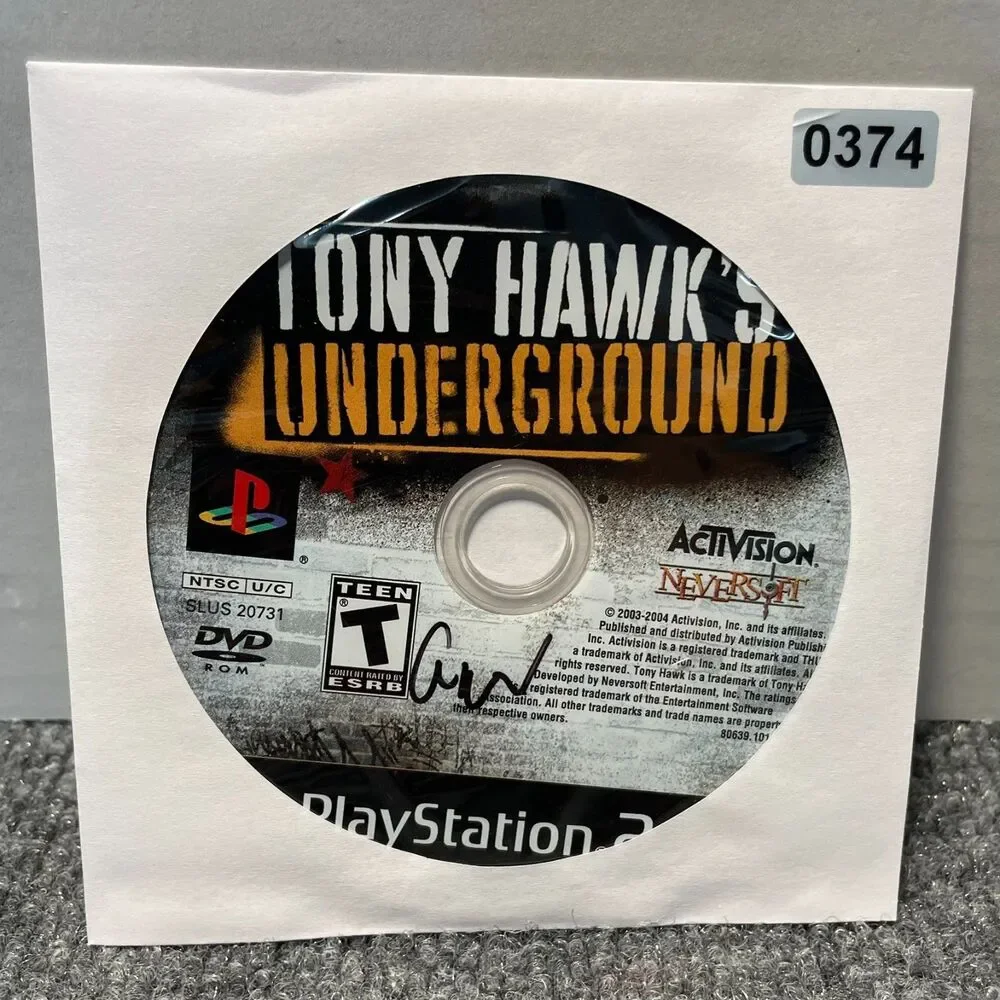 Tony Hawk's Underground (PlayStation 2, September 21, 2003)